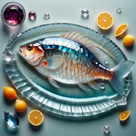 CrystaliTIXL_v2_08 cs-cr1stal-v2 analog realistic Art Nouveau colour photo of a cooked fish on a serving platter, very detailed, award-winning 3524530722 c=7 50 DPM++ 2M Karras crystalClearXL_ccxl.jpg